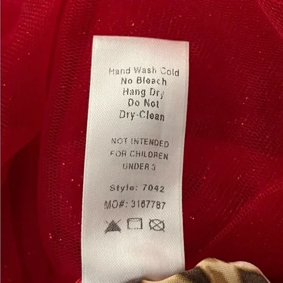 Weissman Red Leopard Print Dance Child Costume SC Black Red Sequin - Picture 10 of 14